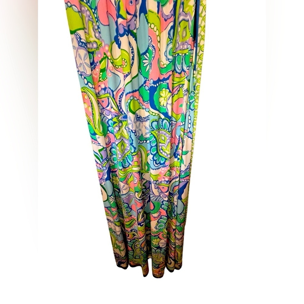 Lilly Pulitzer BELLINA Conch Republic SEASHELL Maxi Dress  SizeXS - Picture 11 of 14